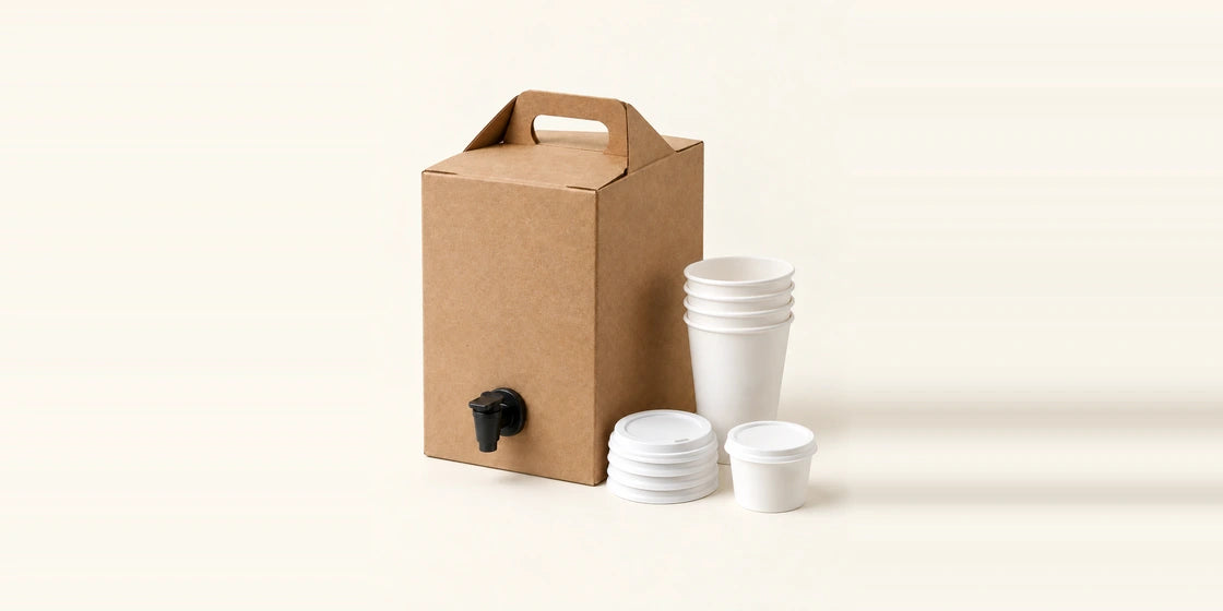 Coffee and drinks catering selection