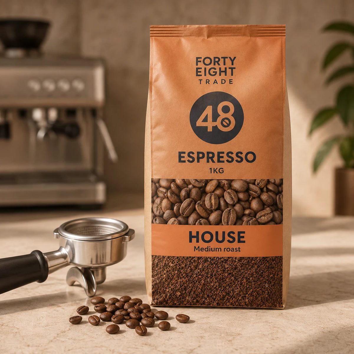 FORTY EIGHT trade coffee in service